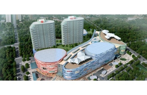 深圳海雅繽紛城44.8萬風(fēng)量靜電油煙凈化器安裝案例