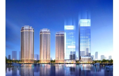 湖北孝感福星水岸國際75萬風(fēng)量油煙凈化器安裝項(xiàng)目案例