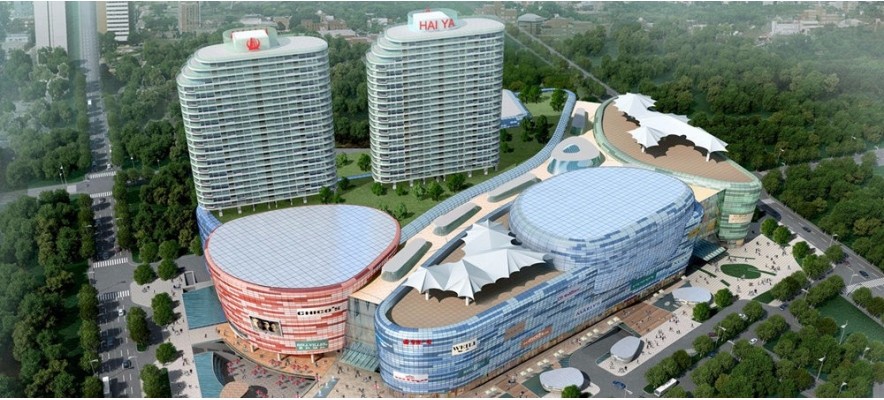 深圳海雅繽紛城44.8萬風量靜電油煙凈化器安裝案例