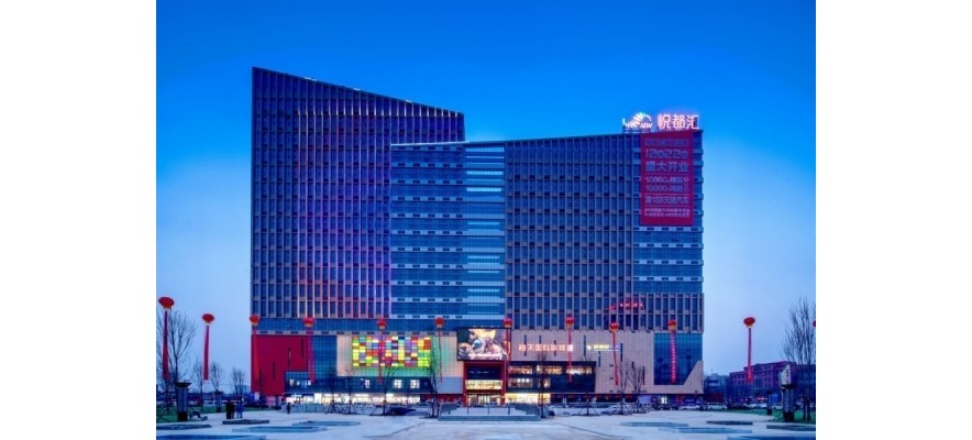 GOJEK：河北任丘悅都匯購物公園120萬風(fēng)量油煙凈化器安裝案例